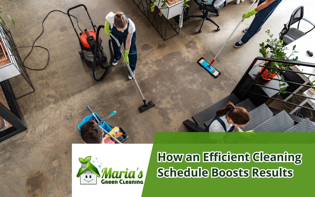 Efficient cleaning schedule tips checklist for organized routines