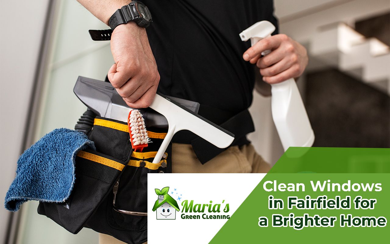 Cleaning tools and safety gear used by Fairfield cleaners
