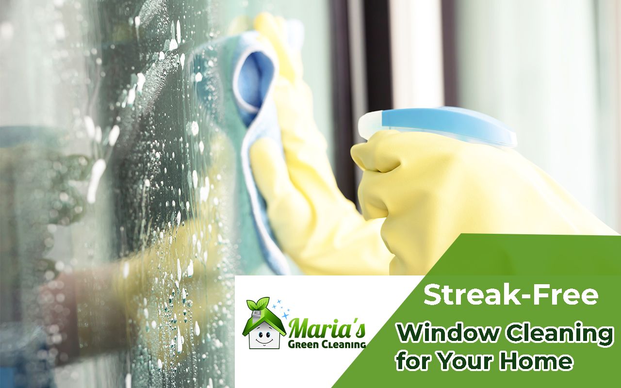 Clean living room windows with streak-free finish
