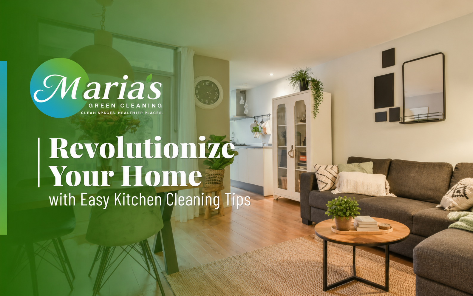 Family cleaning living room after summer break to refresh and organize space