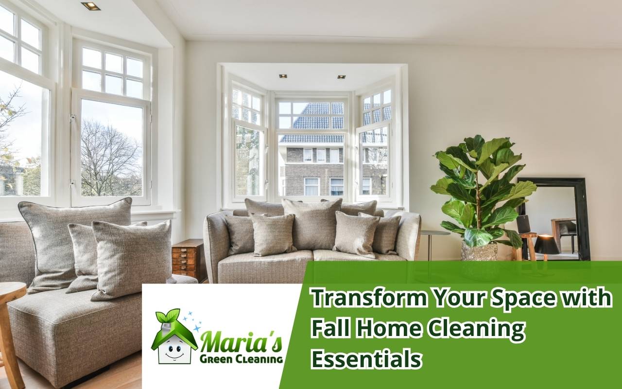 Cozy living room styled after Fall Home Cleaning Essentials