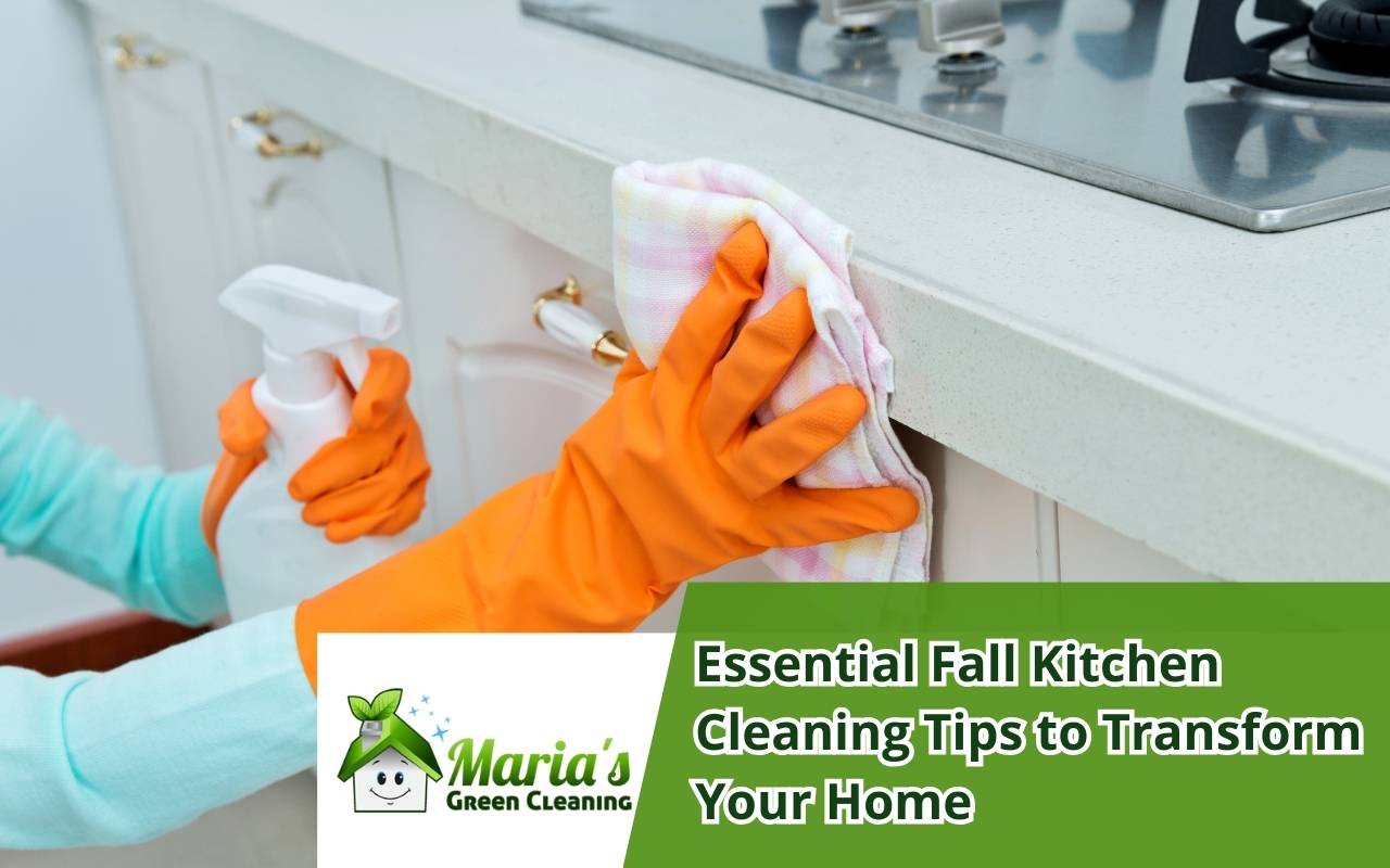 Fall kitchen cleaning and decluttering cabinets