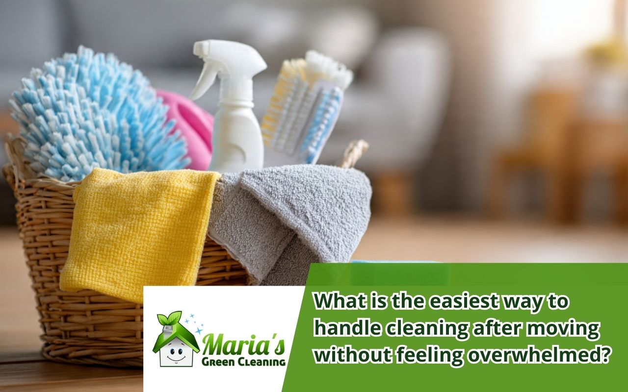 Cleaning after moving checklist for an empty home