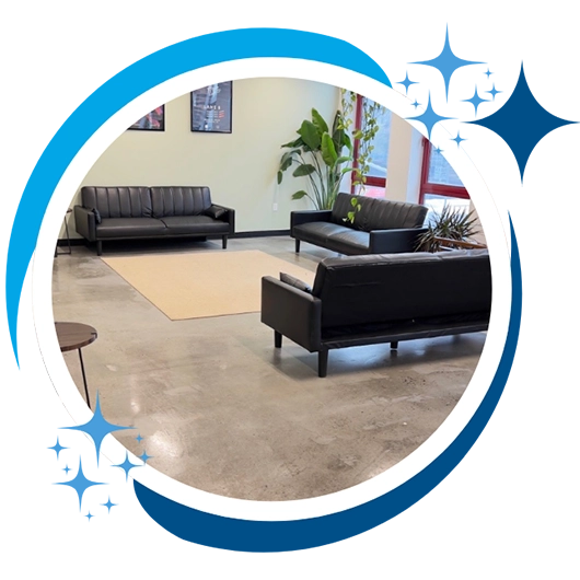 Happy family relaxing after Deep Cleaning in Mamaroneck, NY