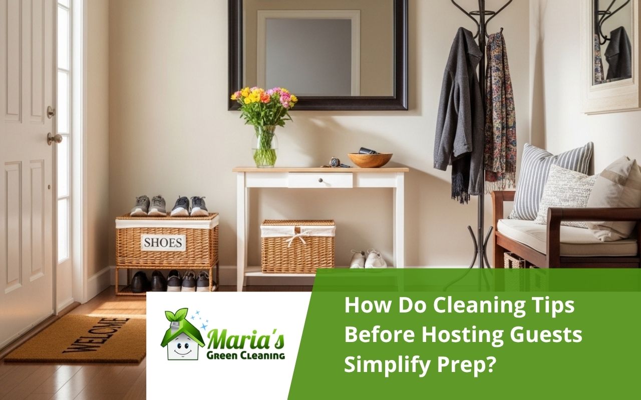 Cleaning tips before hosting guests for a clean kitchen