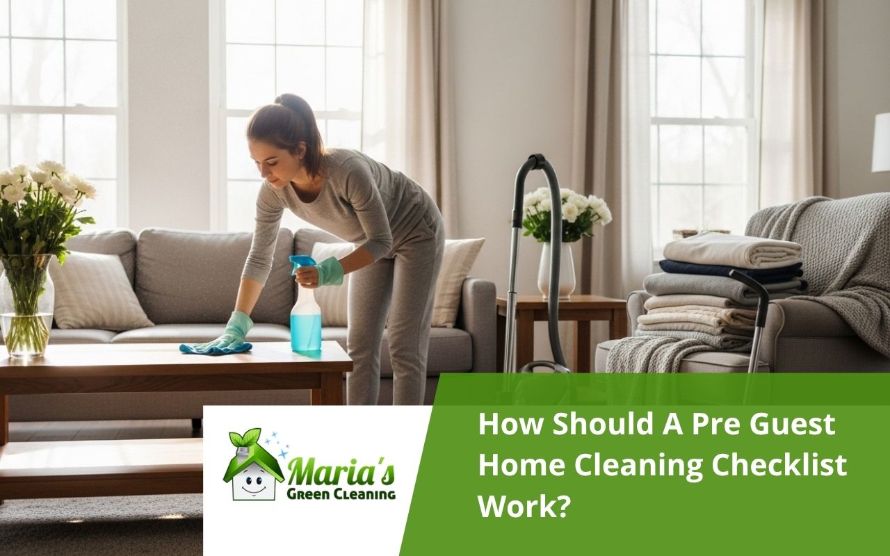 pre guest home cleaning checklist for a fresh living room