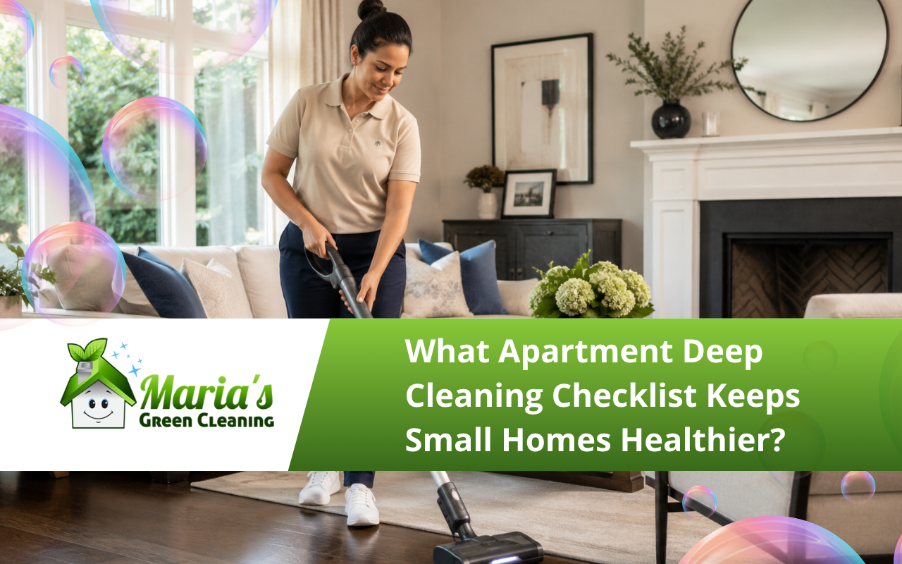 apartment deep cleaning checklist for a healthier small apartment kitc