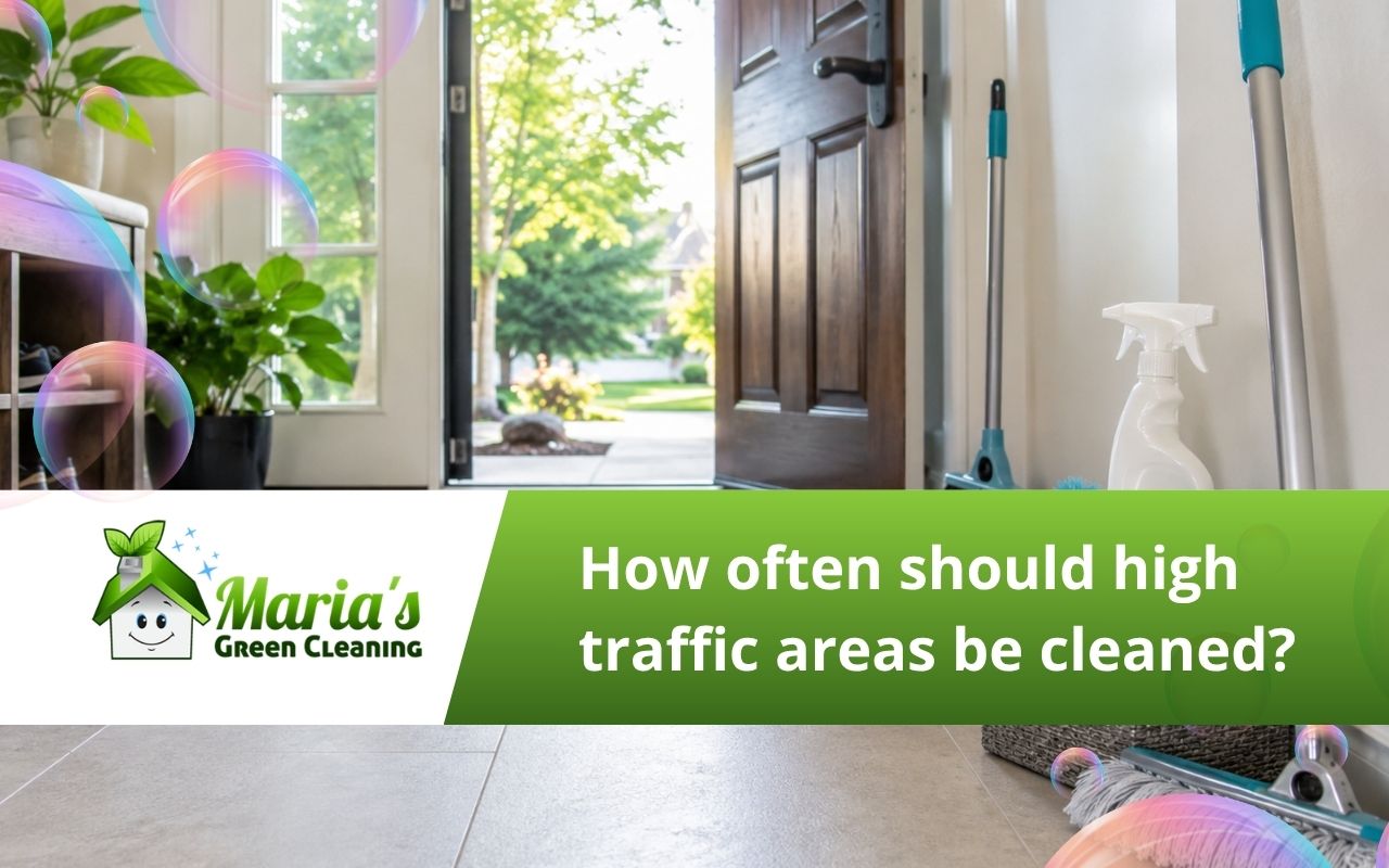 high traffic area cleaning checklist for a clean entryway