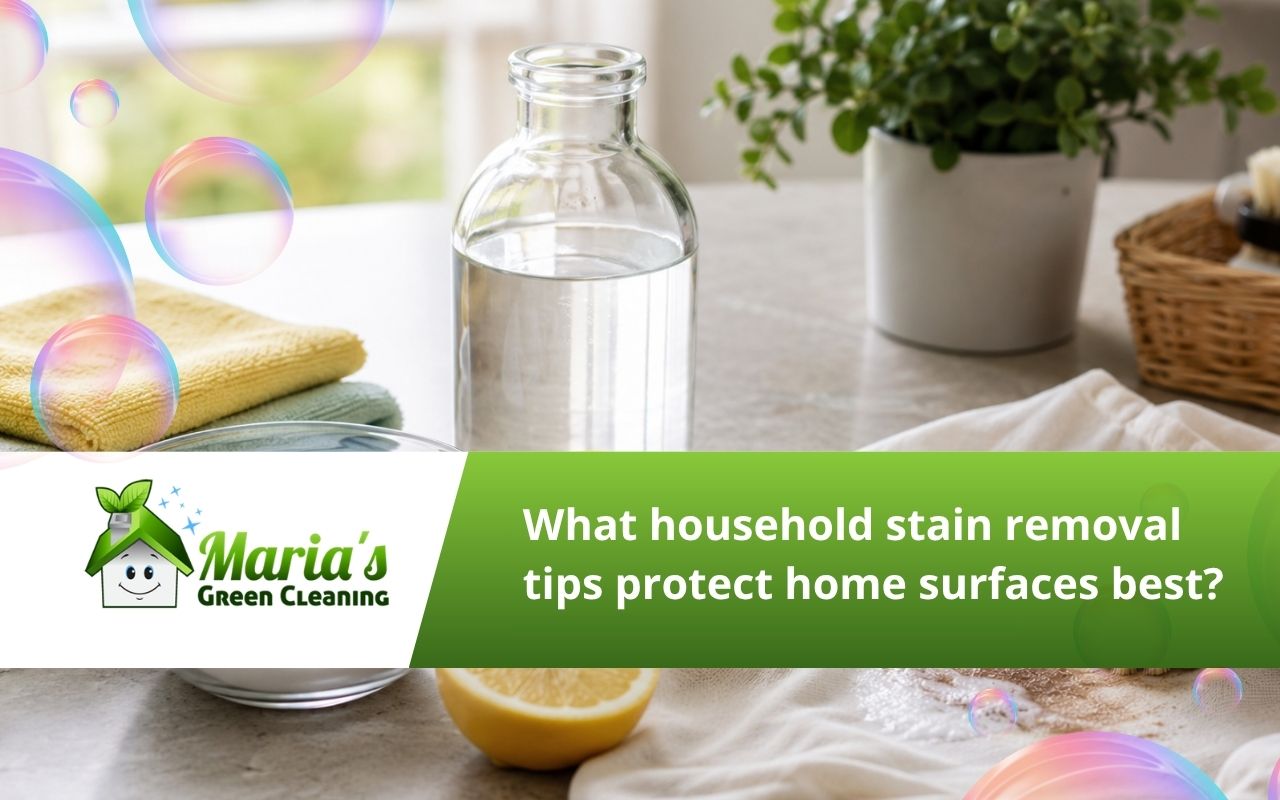 Household stain removal tips using natural cleaning supplies