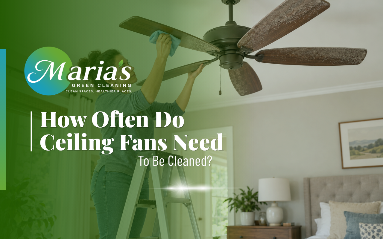 Ceiling fan cleaning tips for removing dust safely from fan blades